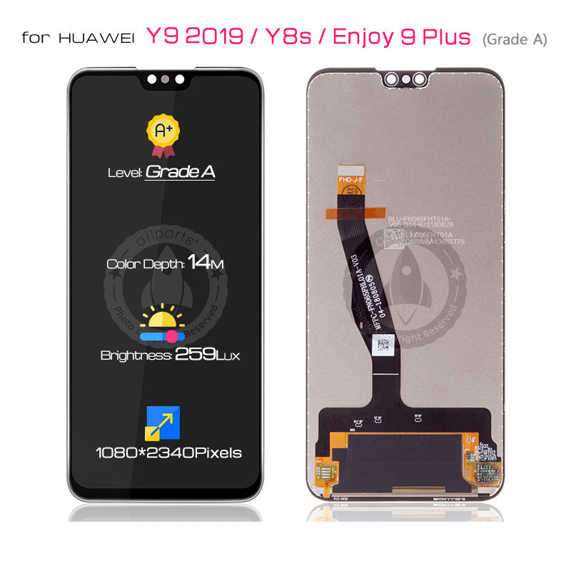 Allparts Display For Huawei Y9 2019 Y8s Lcd Touch Screen Digitizer Replacement