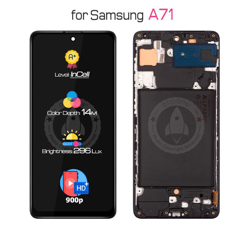 Allparts 6.7" Display For SAMSUNG Galaxy A71 Lcd Touch Screen Digitizer Replacement