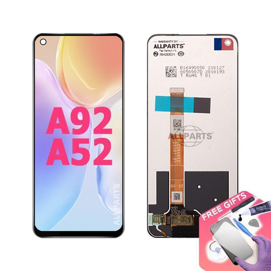 Allparts Display For Oppo A52 A92 2020 Lcd Touch Screen Digitizer Replacement