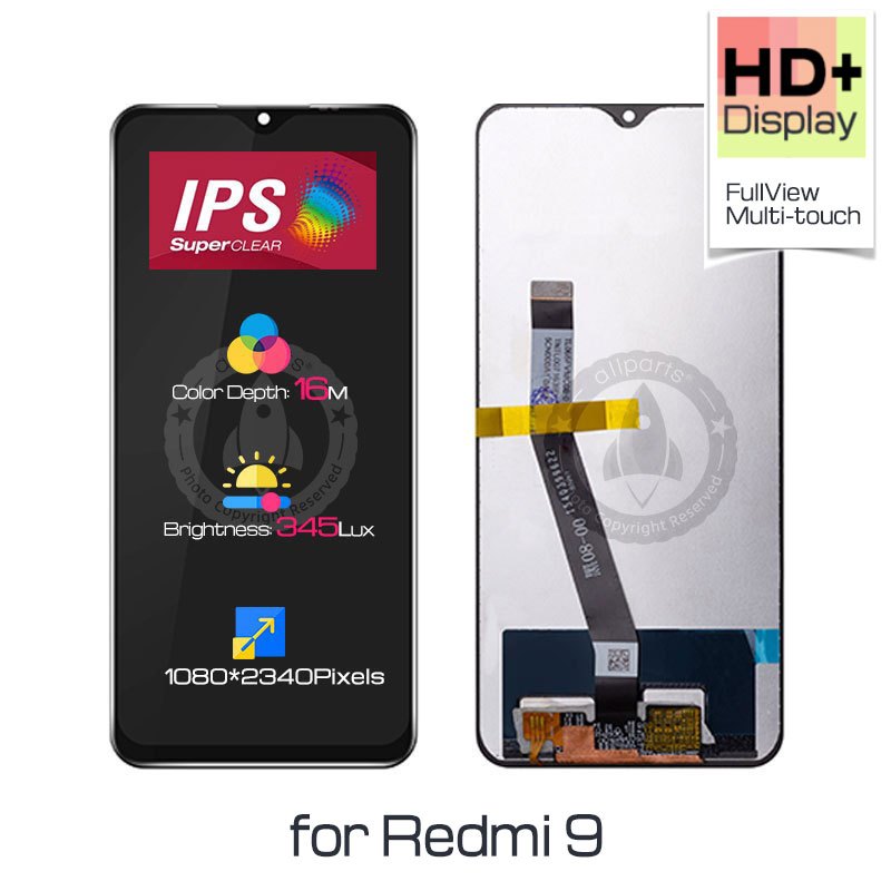Allparts Display For Xiaomi Redmi 9 9A 9C LCD Touch Screen Replacement