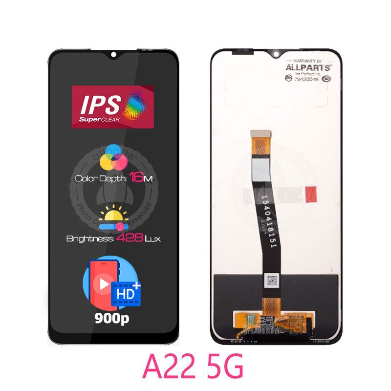 Allparts Display For Galaxy A22 5G Lcd Touch Screen Replacement