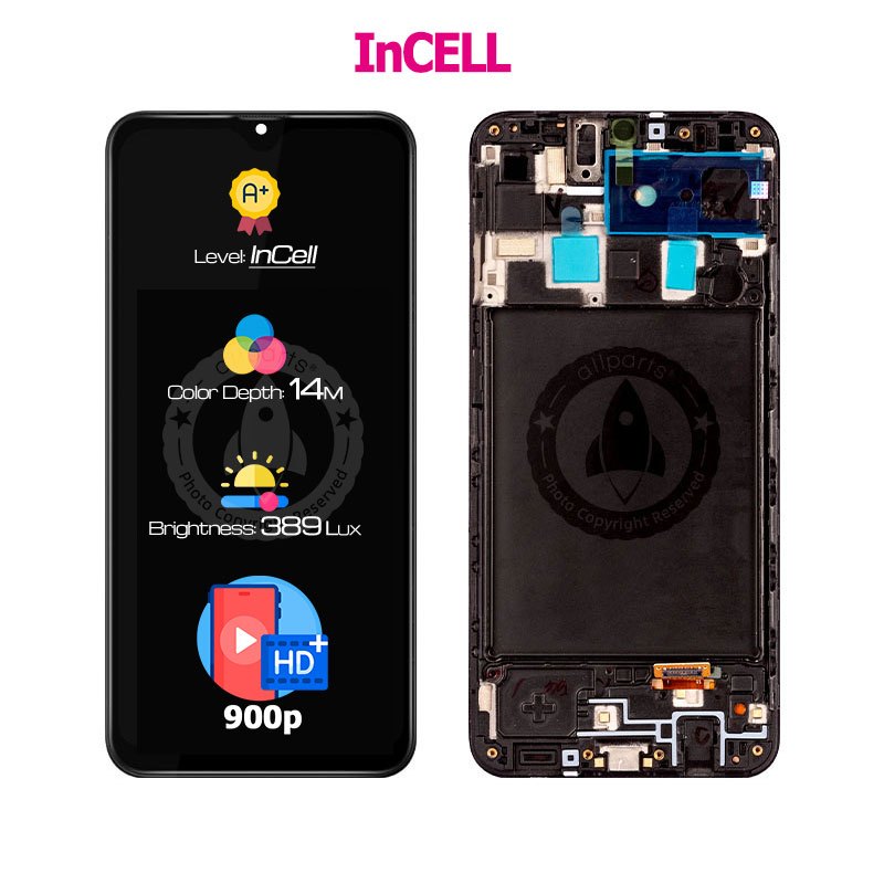 Allparts Lcd Touch Screen Replacement Display For SAMSUNG Galaxy A20 A205 A205f