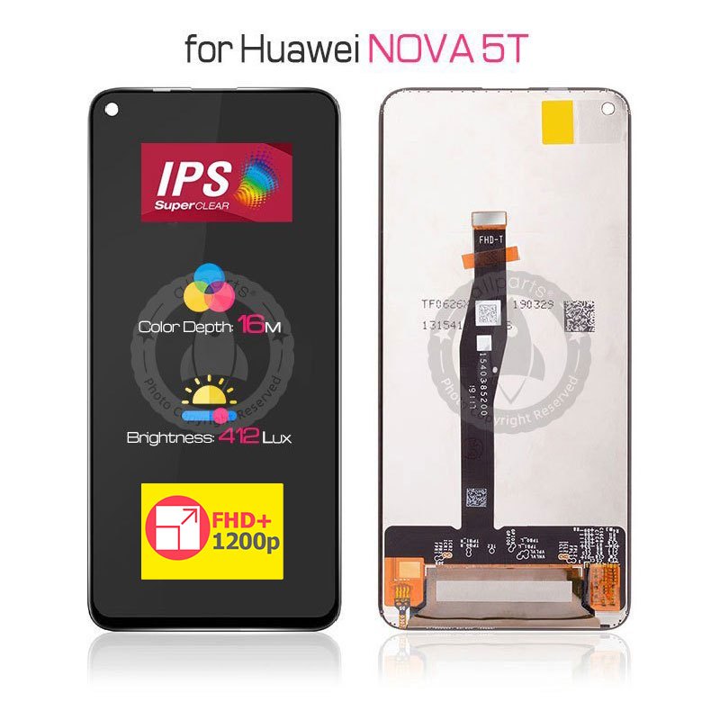 ALLPARTS Display For Huawei Nova 5T LCD Touch Screen Replacement YAL-L21 YAL-L41 Honor 20 Pro