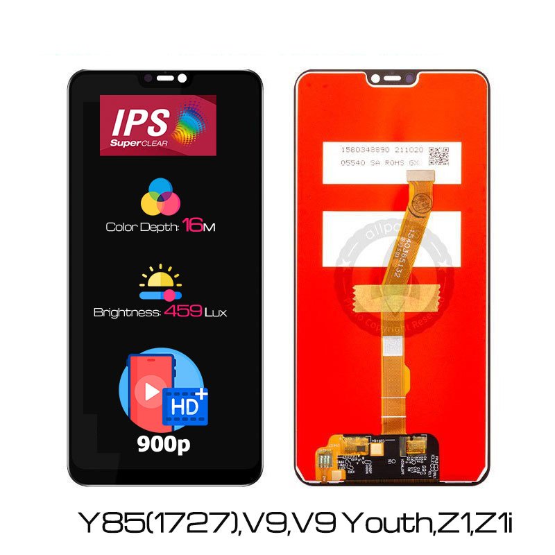 Allparts 6.22 Inch Display For Bbk Vivo Y81 Y83 Y85 V9 Lcd Touch Screen Replacement 1802 1808 1803 V1732a