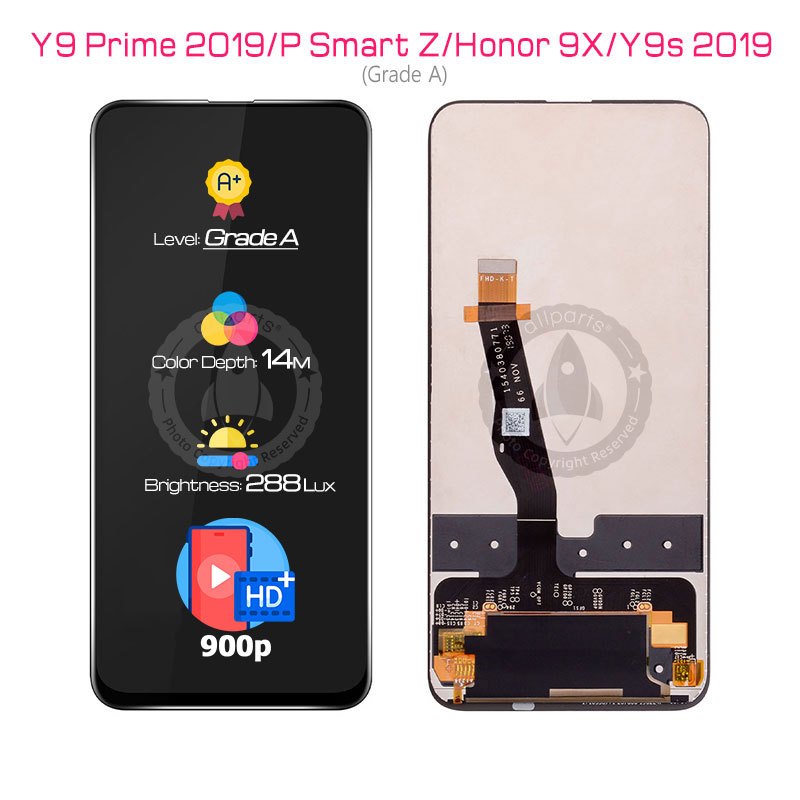Allparts Display For Huawei Y9s Y9 Prime 2019 Honor 9x P Smart Z Lcd Touch Screen Digitizer Replacement