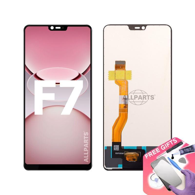 Allparts 6.23 Inch Display For Oppo F7 Lcd Touch Screen Digitizer Replacement