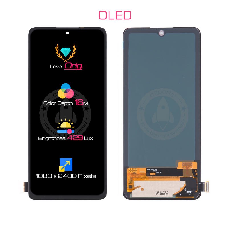 OLED Display for XIAOMI Redmi Note 11 Pro 4G 5G LCD Touch Screen Replacement