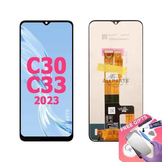 Allparts Display For Oppo Realme C30 C33 C30f Lcd Touch Screen Digitizer Replacement Rmx3581