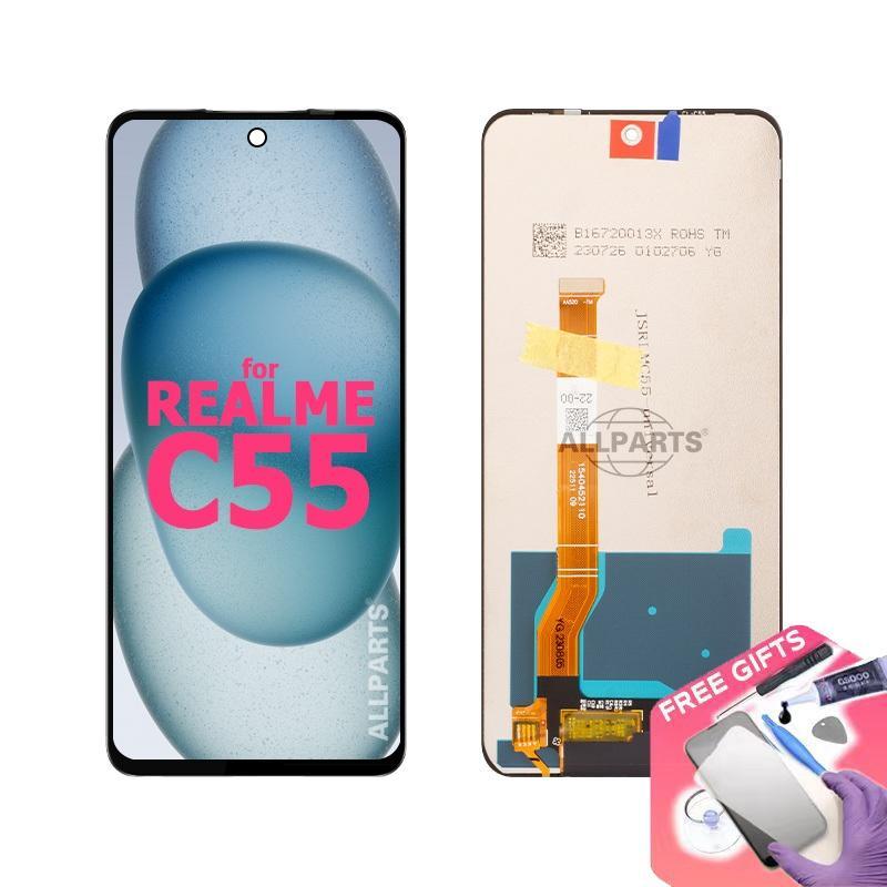 Allparts Display For Oppo Realme C55 Rmx3710 Lcd Touch Screen Digitizer Replacement