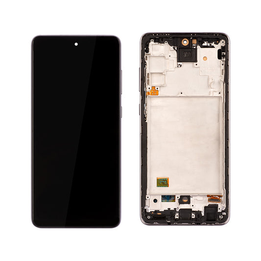 AMOLED Display para sa Galaxy A72 4G SM-A725 LCD Touch Screen Digitizer Replacement With frame