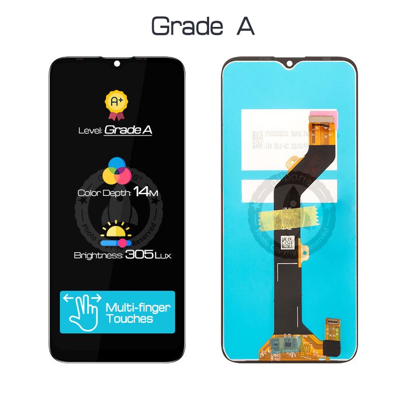 Allparts Display For Tecno Spark 6 Go 2020 2021 Lcd Touch Screen Digitizer Replacement KE5k