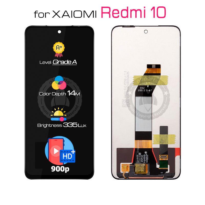 Allparts Lcd Touch Screen Digitizer Replacement Display For Xiaomi Redmi 10 / 10c / 10 Prime