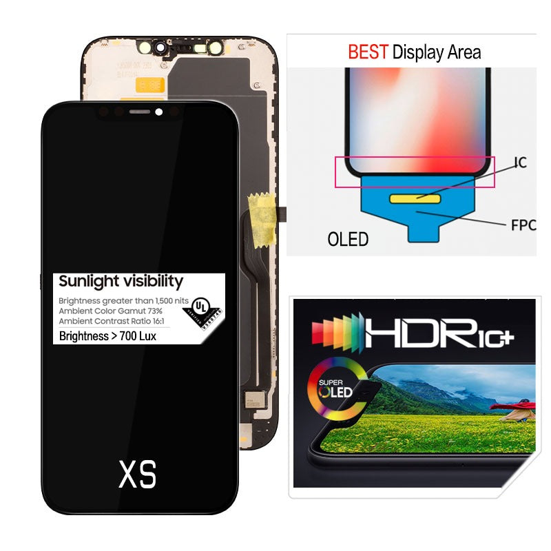 GX XS OLED Display LCD Touch Screen Digitizer Replacement