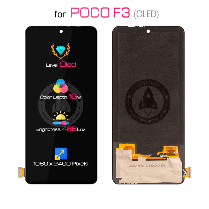 INCELL Display for Xiaomi Redmi K40 K40s K40Pro K40Pro+ LCD Touch Screen Digitizer Replacement M2012K11AG