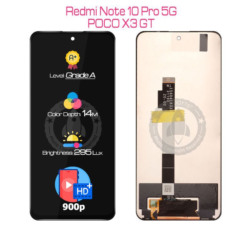 Allparts Display For Xiaomi Redmi Note 10 Pro 5g LCD Touch Screen Digitizer Replacement