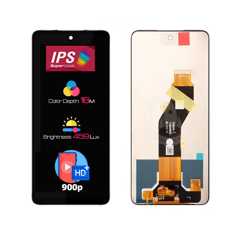 6.6" 90Hz Display para sa Tecno Spark Go 2024 LCD Touch Screen na Pagpapalit na may Frame