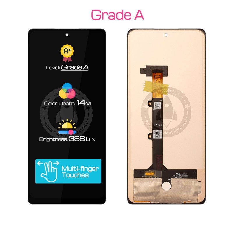 ALLPARTS Display for INFINIX GT 10 Pro LCD Touch Screen Digitizer Replacement X6739