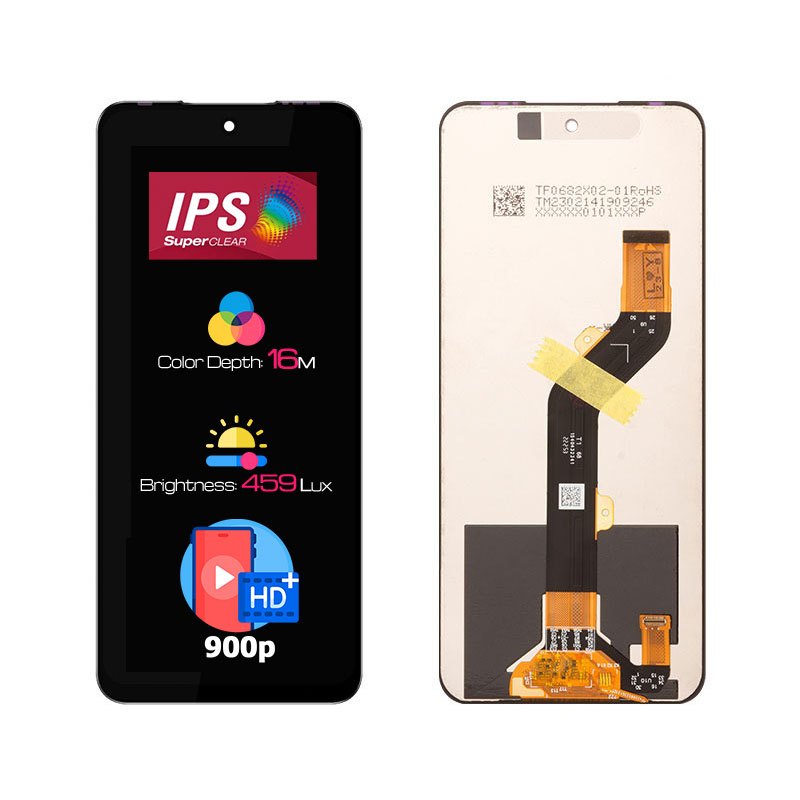 Display for INFINIX  Hot 12 20 Play LCD Touch Screen Digitizer Replacement  X6817 X6816C