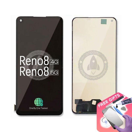 OLED Display for OPPO RENO 8 4G 5G LCD Touch Screen Digitizer Replacement