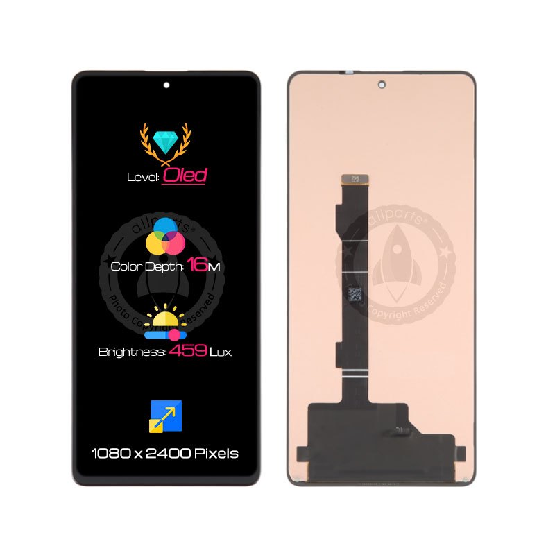 ALLPARTS INCELL Display for XIAOMI Redmi Note 12 Pro 5G LCD Touch Screen Digitizer Replacement 22101316C