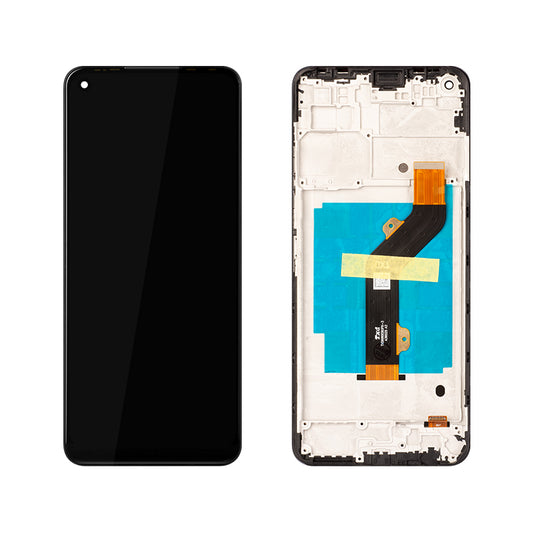 Display para sa Infinix Hot 10 X682 LCD Touch Screen Digitizer Replacement Hot10 X682b X682C na may Frame
