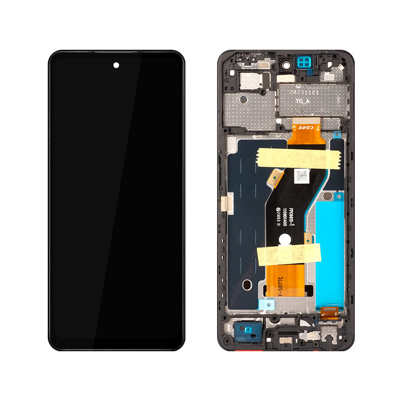 Display para sa INFINIX Smart 8 LCD Touch Screen Digitizer na Pagpapalit na may Frame X6525
