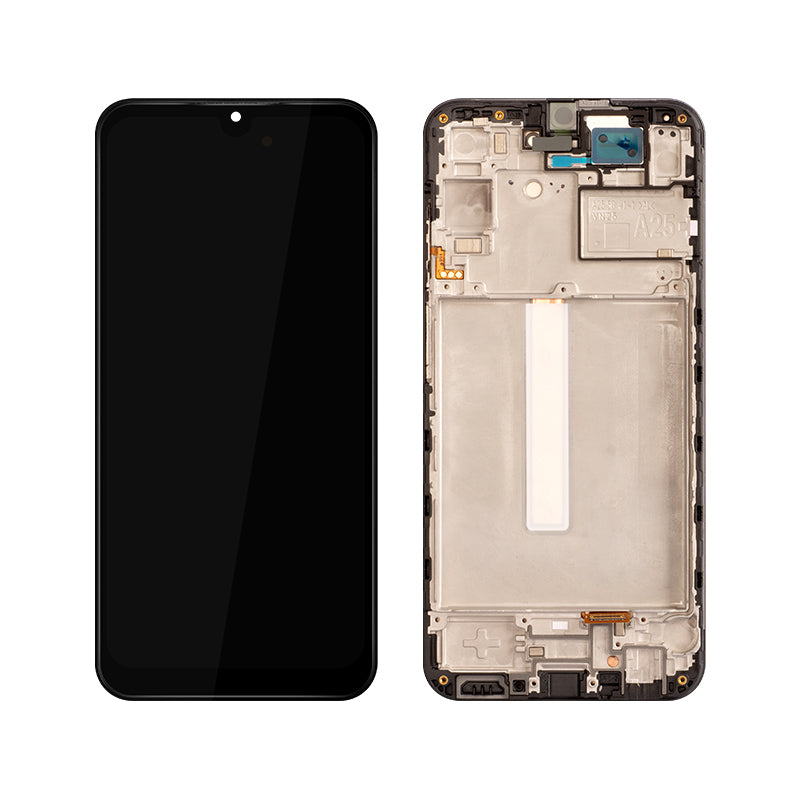 Display para sa Galaxy A25 5G LCD Touch Screen Digitizer Pagpapalit na may Frame A256B / A256E / A256U