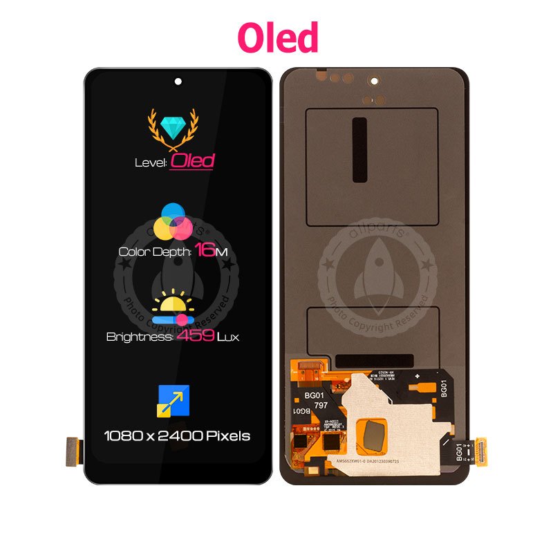 ALLPARTS Display for Vivo V27E LCD Touch Screen Digitizer Replacement V2237