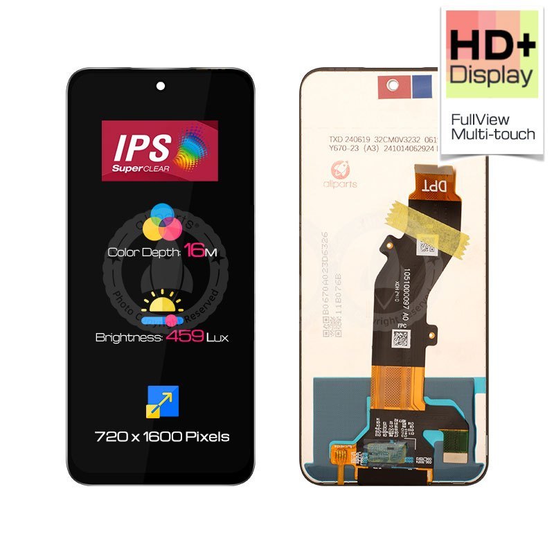 Allparts Display For Infinix Hot 50i Lcd Touch Screen Digitizer Replacement X6531, X6531B