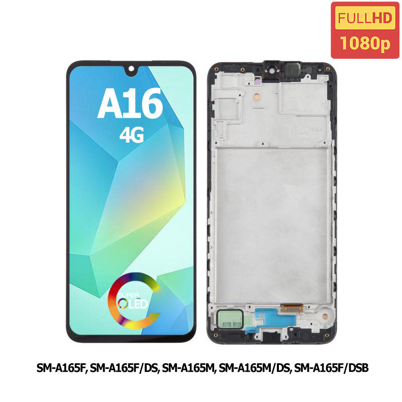 ALLPARTS Display for SAMSUNG Galaxy A16 4G 5G LCD Touch Screen Replacement A165F A166B