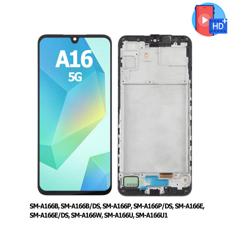 ALLPARTS Display for SAMSUNG Galaxy A16 4G 5G LCD Touch Screen Replacement A165F A166B