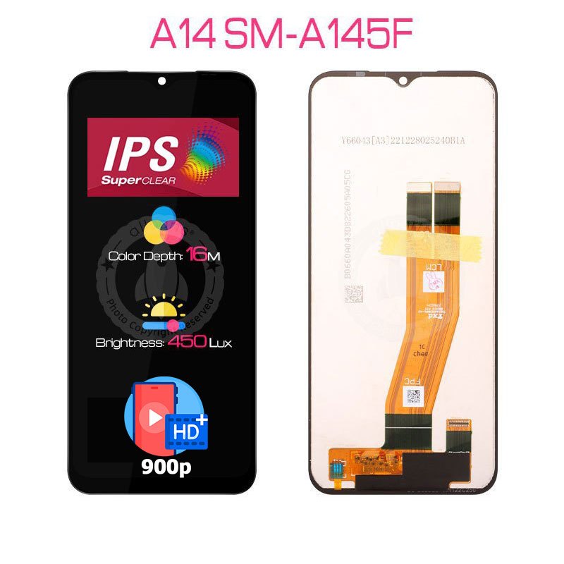 ALLPARTS FHD Display for SAMSUNG  A14 4G 5G CD Touch Screen Replacement A145F A146B A146P