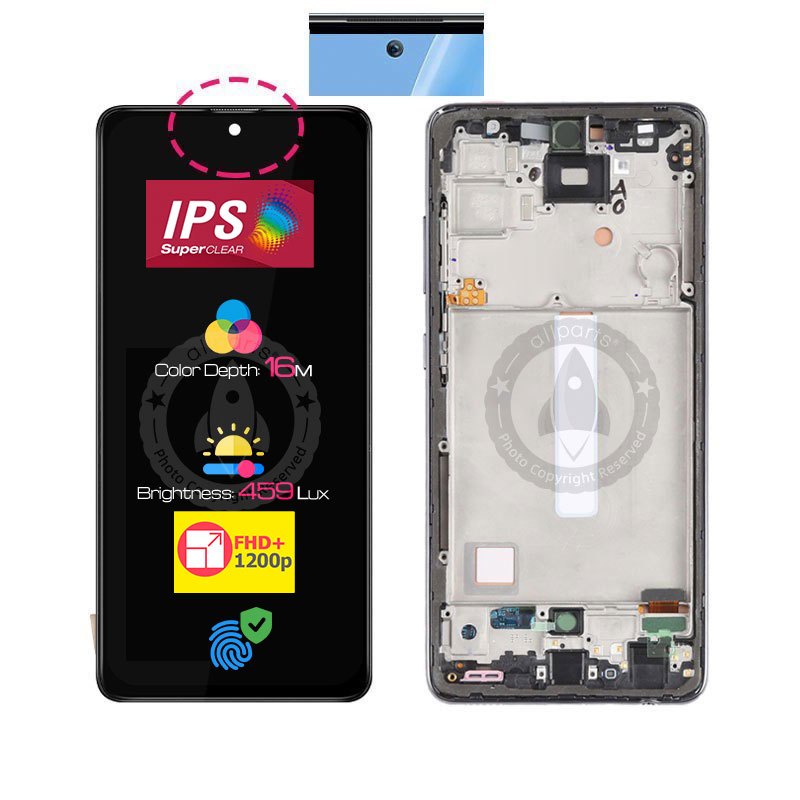 AMOLED InCell Display for Galaxy A52S 5G LCD Touch Screen Digitizer Replacement A528B A528N