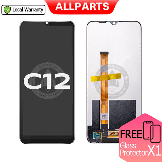 Allparts Display for OPPO Realme C12 LCD Touch Screen Replacement RMX2189
