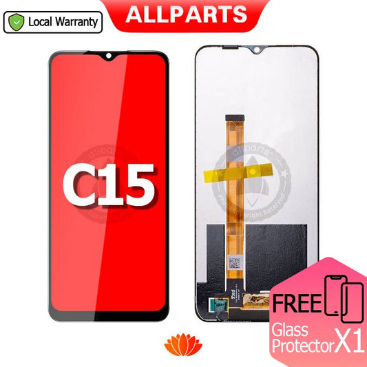 Allparts Display for OPPO Realme C15 LCD Touch Screen Replacement RMX2180