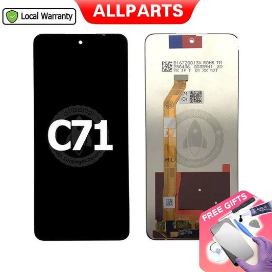 ALLPARTS Display for OPPO Realme C71 LCD Touch Screen Digitizer Replacement RMX5303