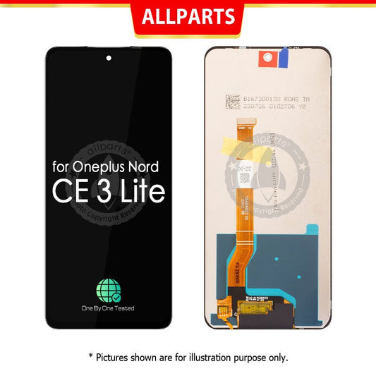 ALLPARTS Display for Oneplus Nord CE 3 Lite LCD Touch Screen Digitizer Replacement CPH2467, CPH2465