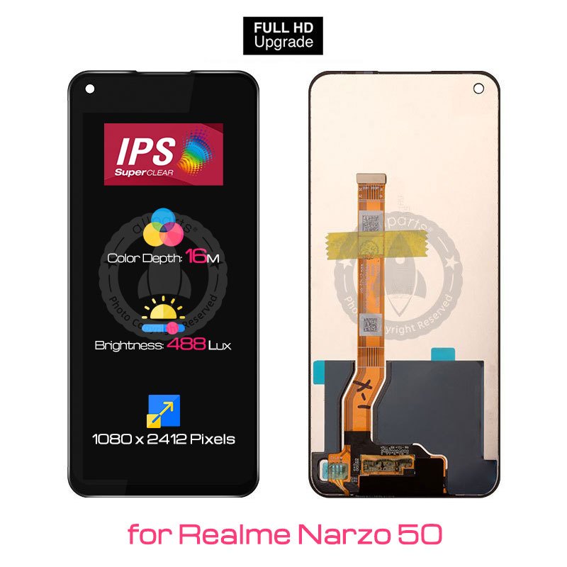 Allparts Display For Oppo Realme 8i 9i LCD Touch Screen Digitizer Replacement RMX3151