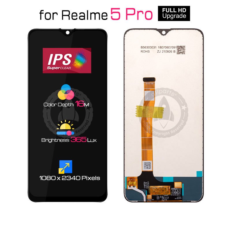 Display for OPPO Realme 5 Pro LCD Touch Screen Replacement