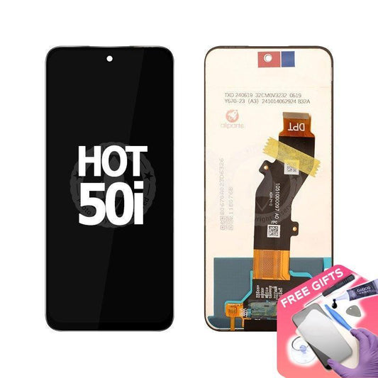 Allparts Display For Infinix Hot 50i Lcd Touch Screen Digitizer Replacement X6531, X6531B