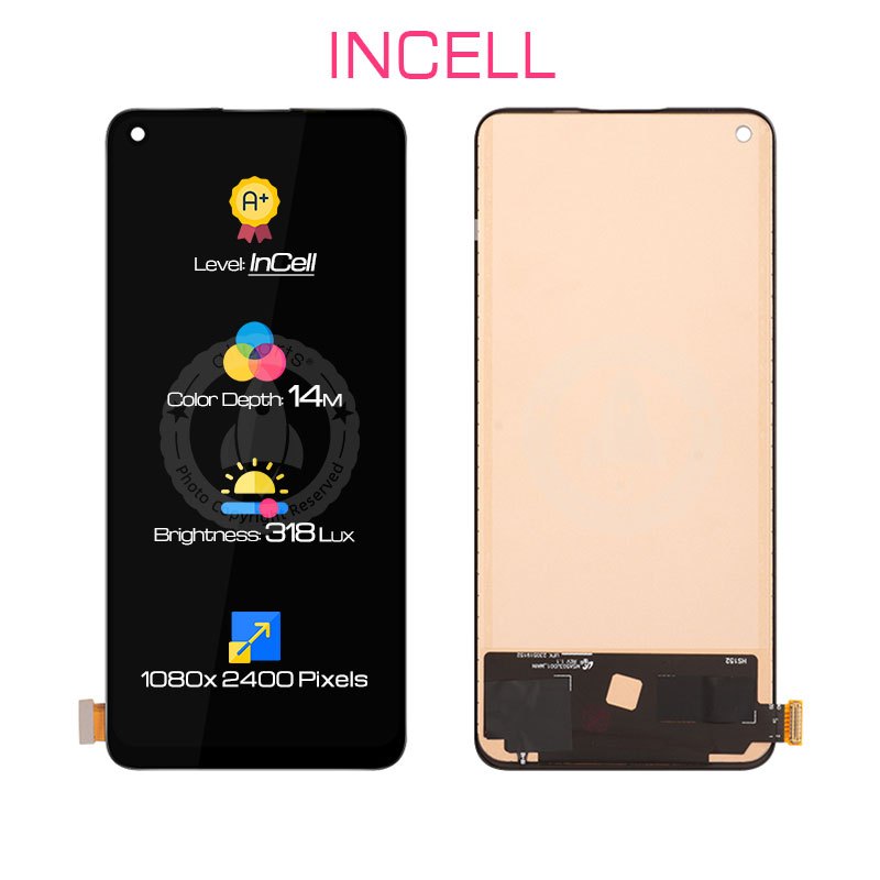 ALLPARTS Display for Oneplus Nord CE 5G 2 / 2T LCD Touch Screen Digitizer Replacement