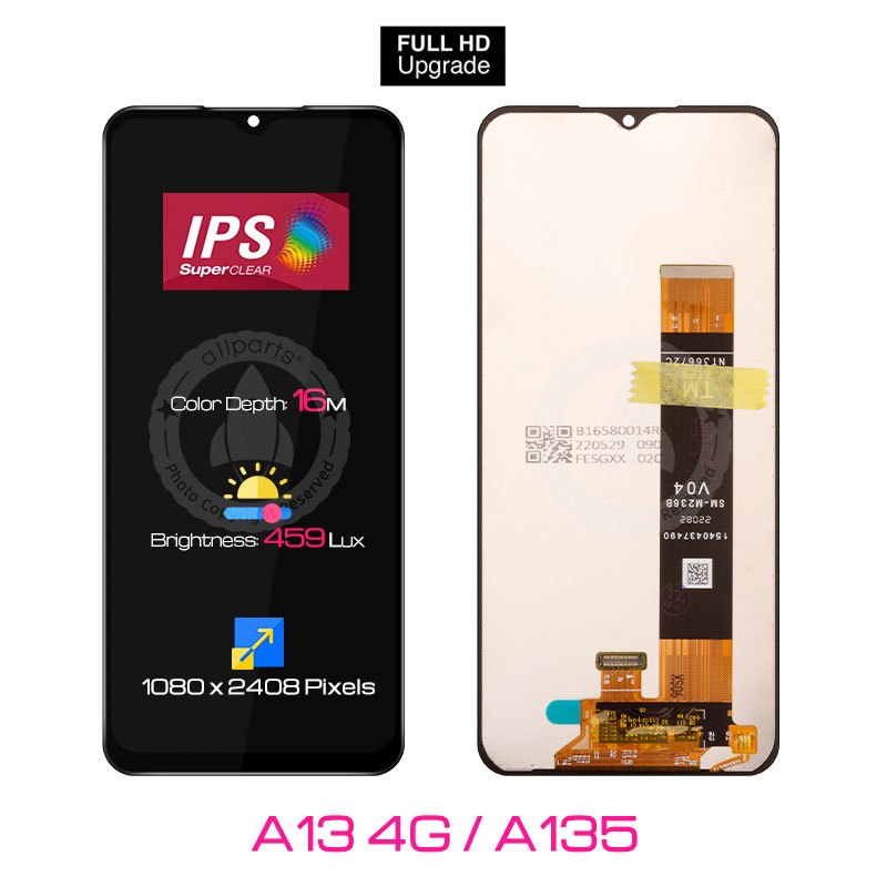 Allparts Display For Galaxy A13 4G 5G Lcd Touch Screen Digitizer Replacement A135 A136