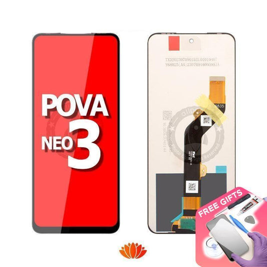 Allparts Display For Tecno Pova Neo 3 Lcd Touch Screen Digitizer Replacement  LH6n