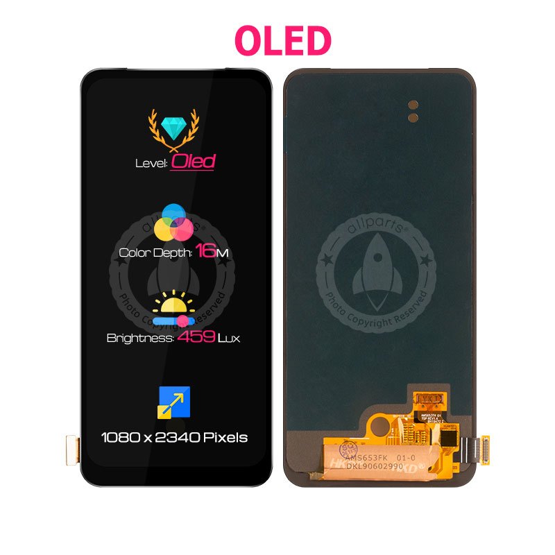 Allparts Display For Oppo K3 / Reno 2z / 2f Lcd Touch Screen Digitizer Replacement Cph1955