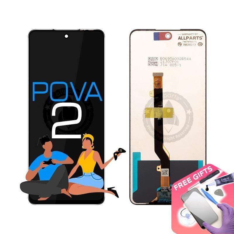 Display for Tecno Pova 2 LCD Touch Screen Digitizer Replacement LE7 LE7n