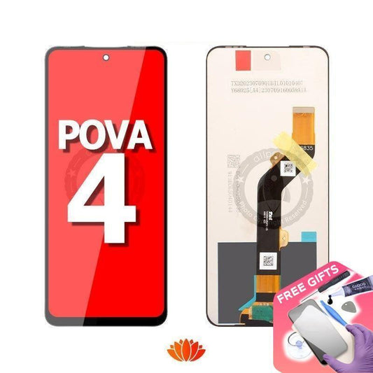 ALLPARTS Display for Tecno Pova 4 LG7n LCD Touch Screen Digitizer Replacement
