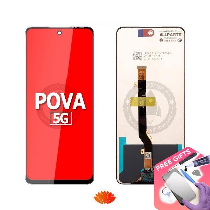 ALLPARTS Display for Tecno Pova 5G LE8 LCD Touch Screen Digitizer Replacement
