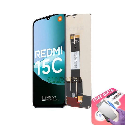 ALLPARTS Display for XIAOMI Redmi 15C 4G 5G LCD Touch Screen Digitizer Replacement