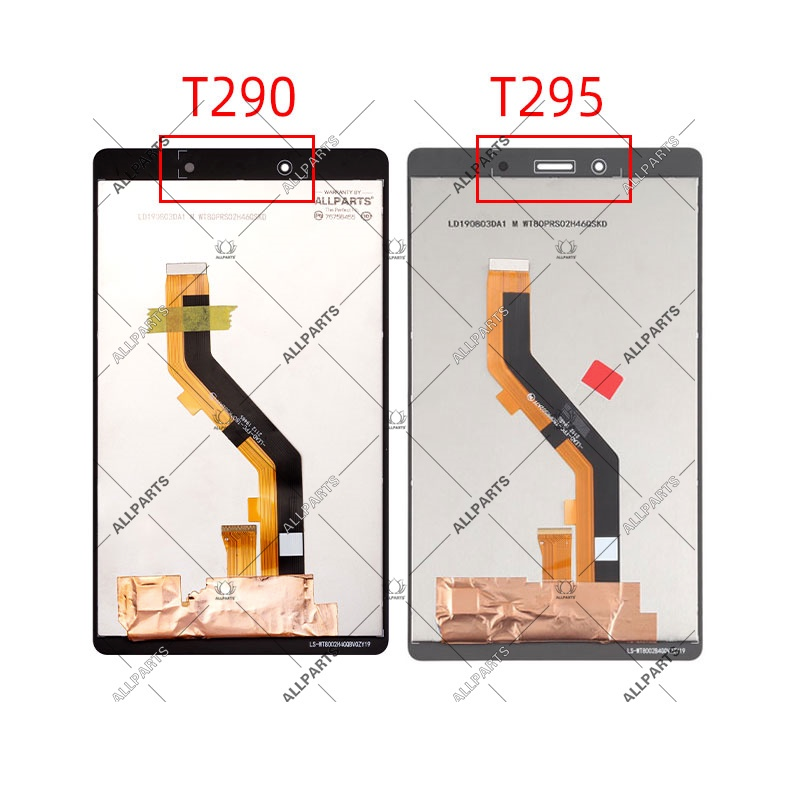 Allparts Display For Galaxy Tab A 8.0 2019 T290 T295 Lcd Touch Screen Replacement Lte Wifi Version