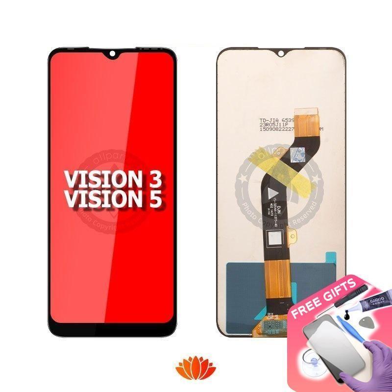 Display para sa Itel Vision 3 LCD Touch Screen Digitizer na Pagpapalit na may Frame